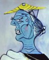 Retrato Mujer con sombrero 1938 Cubismo Pablo Picasso